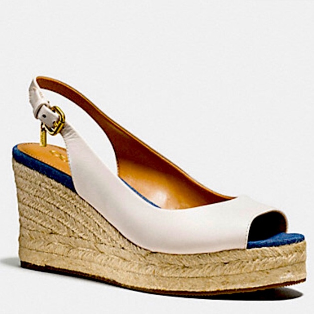 Coach Espadrille Heeled Sandals